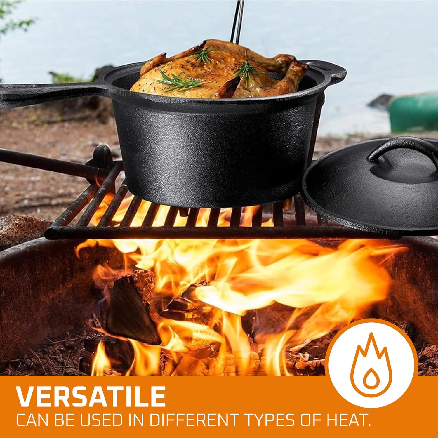 Camping Cooking Set Of 7. Pre  - Camping Cooking Cast Iron 评论和价格
