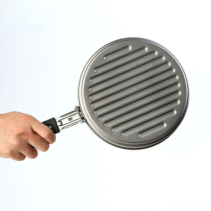 Pure Titanium 1.1L Ultralight  - Camping Cooking Frying Pan 评论和价格