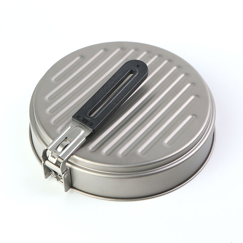 Pure Titanium 1.1L Ultralight  - Camping Cooking Frying Pan 评论和价格