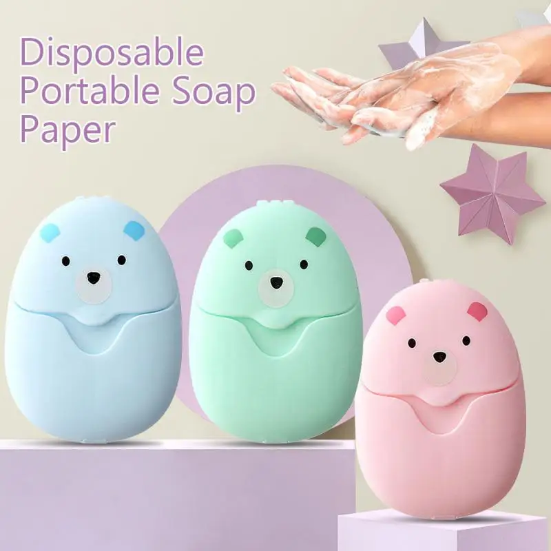 50Pcs Travel Soap Sheets Porta - Biodegradable Soap Camp 评论和价格