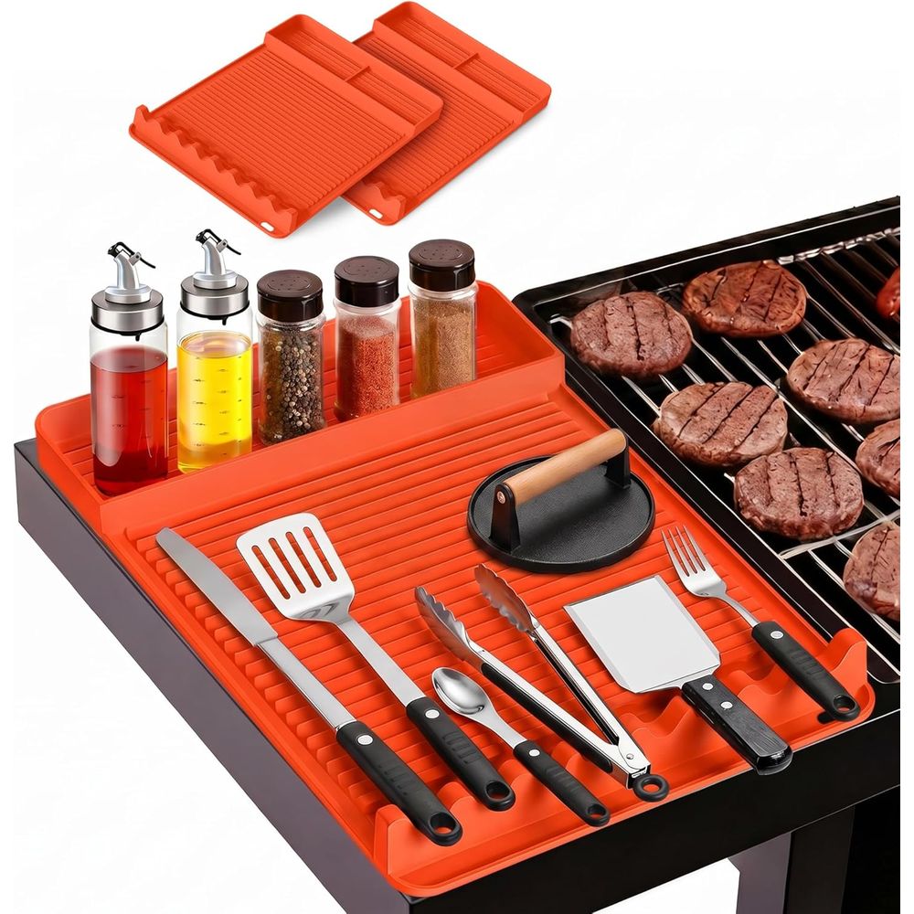 Heat Resistant Silicone Grill  - Camping Cooking Mat 评论和价格