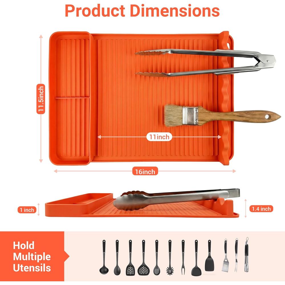 Heat Resistant Silicone Grill  - Camping Cooking Mat 评论和价格