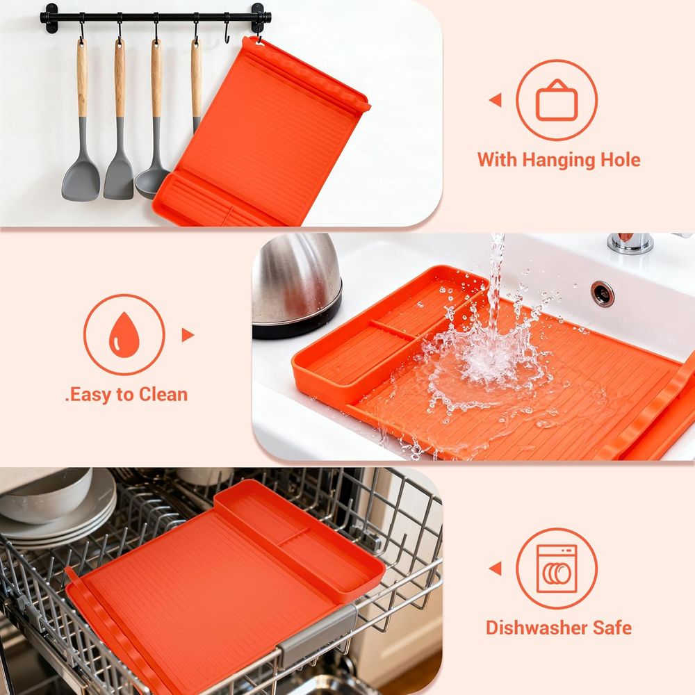 Heat Resistant Silicone Grill  - Camping Cooking Mat 评论和价格