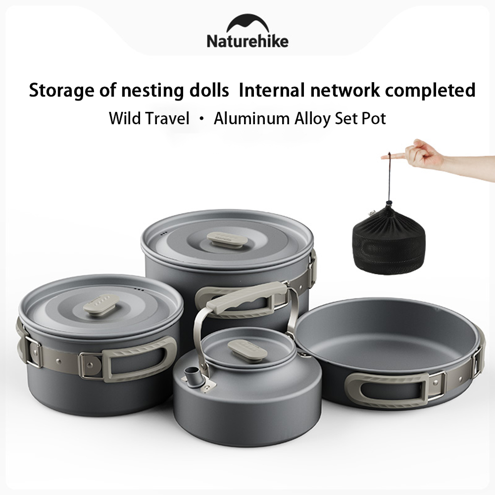 Naturehike Outdoor Pot Set,Cam - Camping Cooking Frying Pan 评论和价格