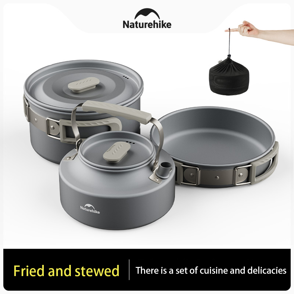 Naturehike Outdoor Pot Set,Cam - Camping Cooking Frying Pan 评论和价格